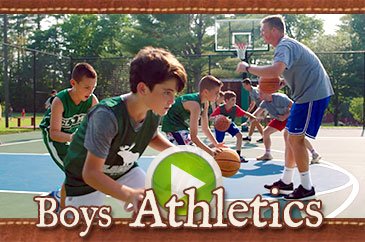 Summer camp boys athletics video
