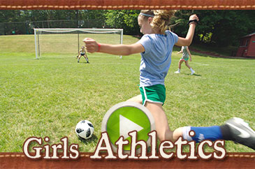Summer camp girls athletics video