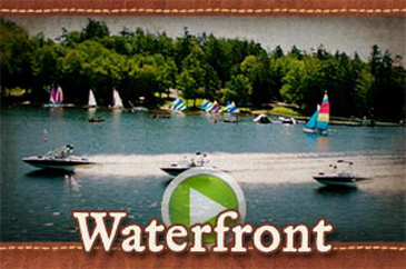 Waterfront at Camp Laurel in Maine